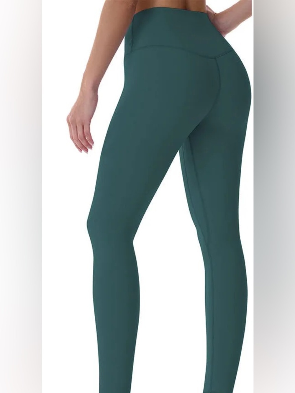 girlfriend collective High-Rise Leggings in Deep Forest Green